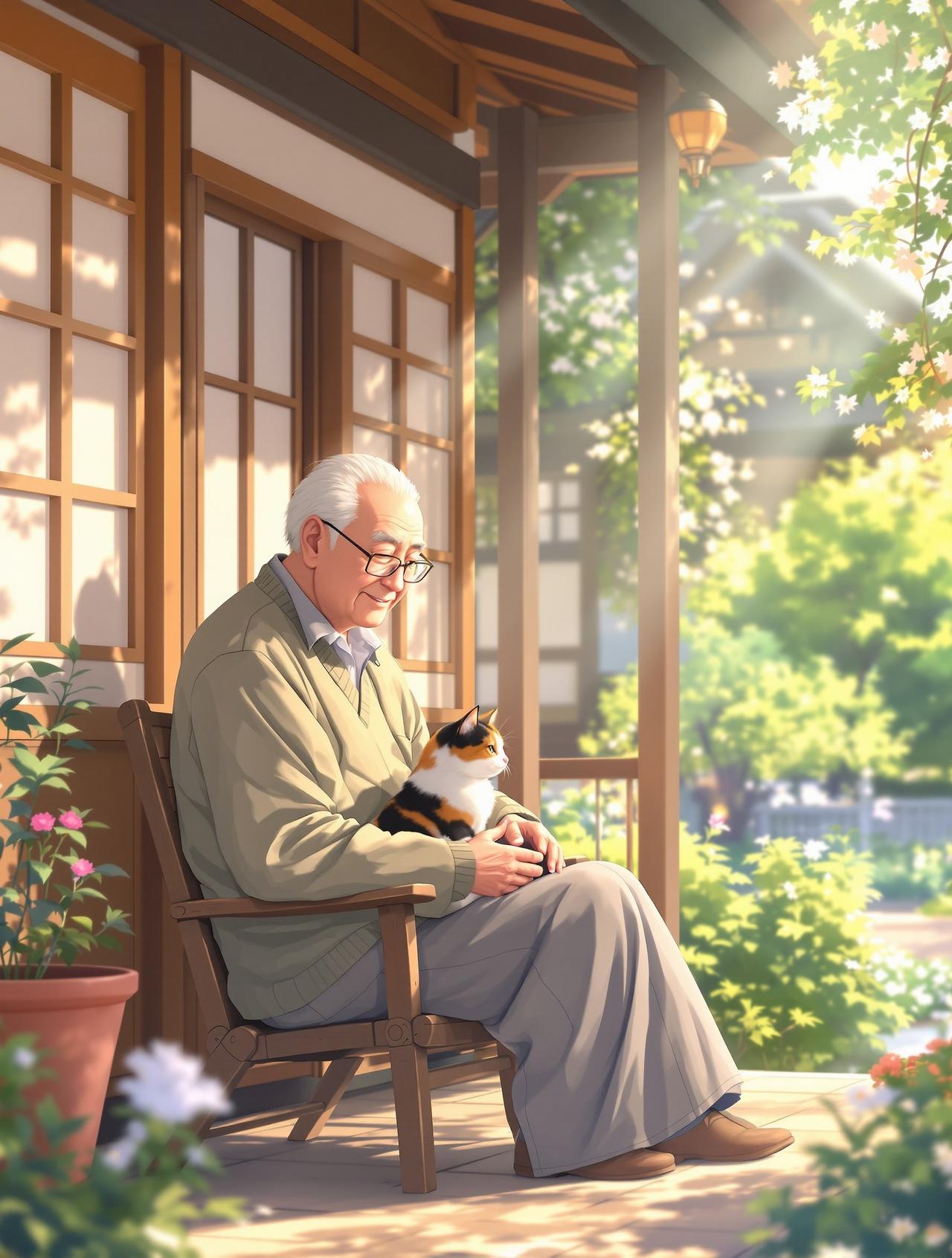 日本短剧 - 猫与老爷爷